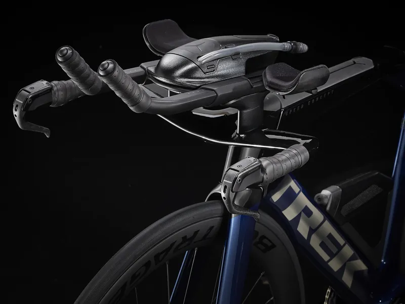TREK Speed Concept SLR 7 AXS Carbon Road Bike in Mulsanne Blue and Trek Black-1